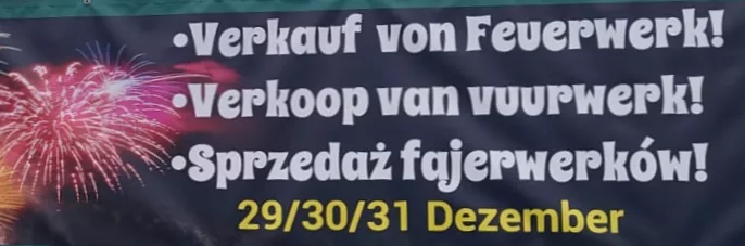 Feuerwerksverkauf in Kleve Bedburg-Hau bei Bernadeta's Trödelladen